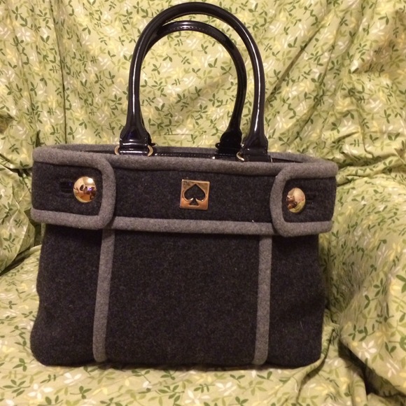 Kate Spade grey handbag/oat meal
