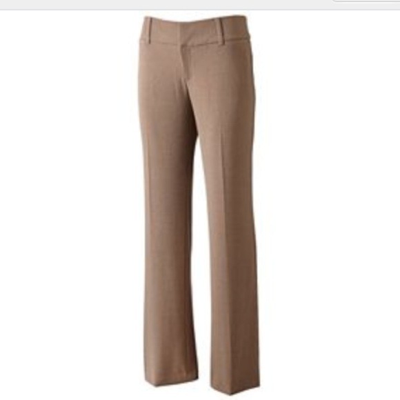 AB Studio tan slacks