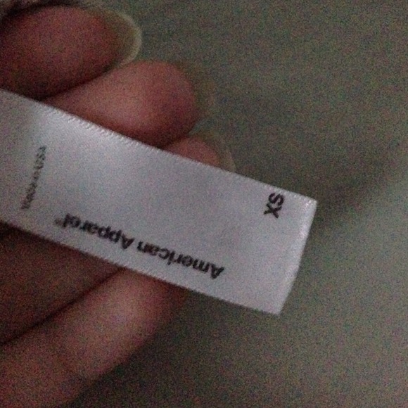 ❌SOLD cotton spandex jersey turtleneck crop top - Picture 2 of 3