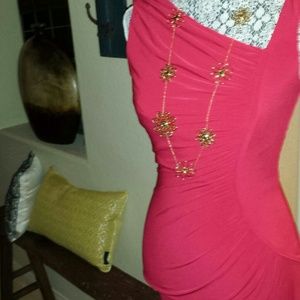 CALVIN KLEIN CHERRY RED MINI DRESS