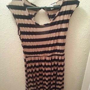 Striped short dress from Papaya