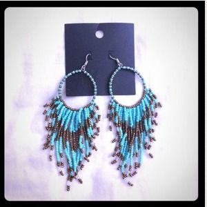 Turquoise/Bronze Earrings