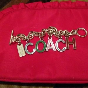 NEWELY REDUCED! Coach charm bracelet🔥