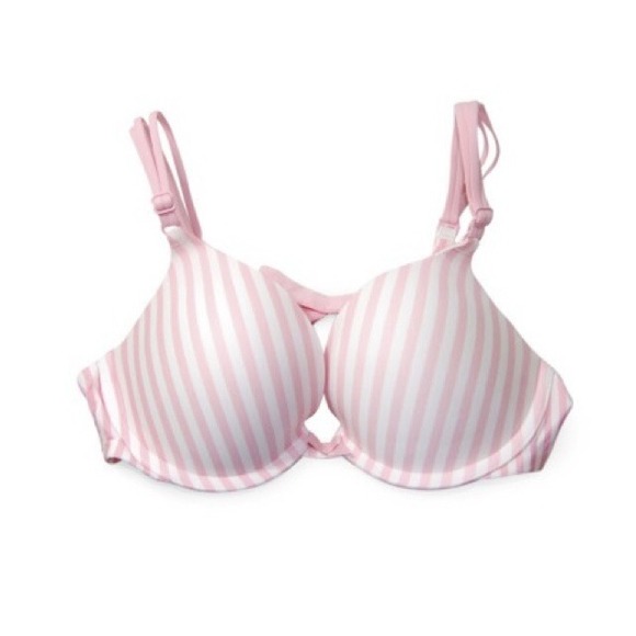 ✖️TRADED✖️VS signature stripe triangle push-up bra