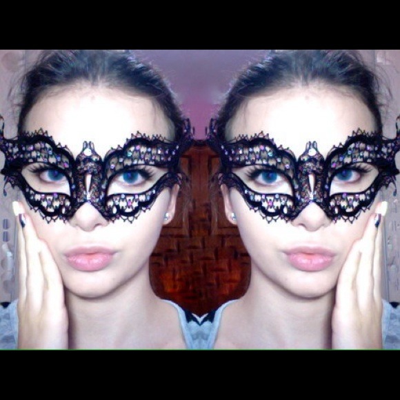 Sexy Elena Venetian Metal Masquerade Ball Eye Mask