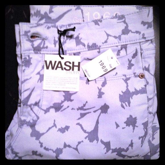 Gap floral skinny pants