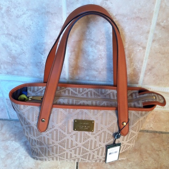 NWT Ralph Lauren Signature Shopping Bag $148.00