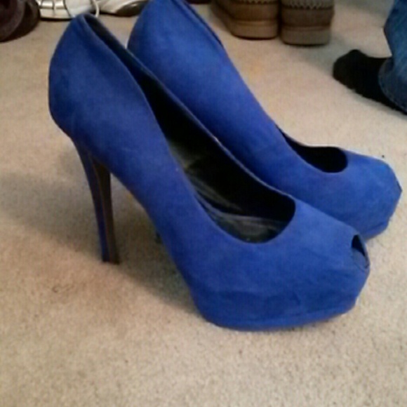 Blue heels