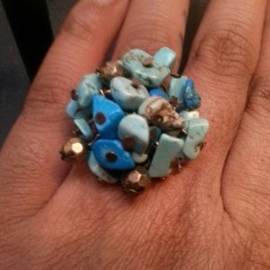 Blue stone ring no trade no PayPal
