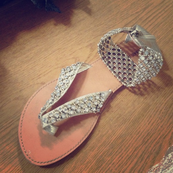 Gold "Rhinestone" Sandals