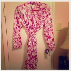 Floral Bridal Robe
