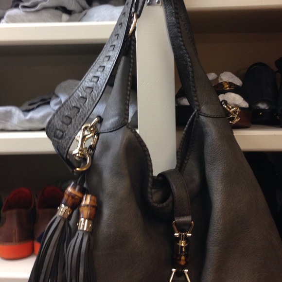 Gucci Pebbled and polished leather. Jackie O - Picture 2 of 3