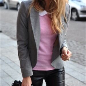 Gray BCBG suit blazer