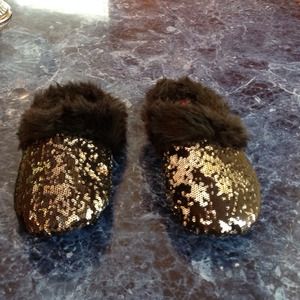Betsey Johnson Sequence Slippers
