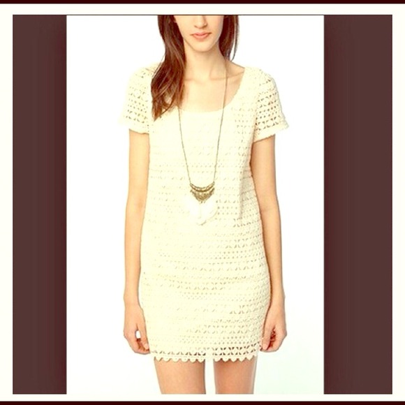 UrbanOutfitter Crotchet Mini Dress