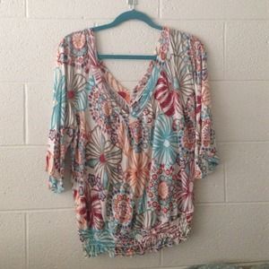 American Rag Vneck peasant style top