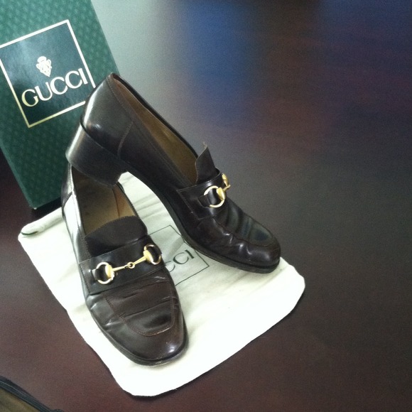 Gucci classic brown loafers