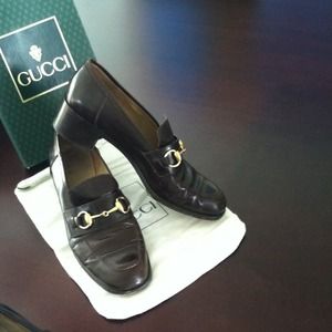 Gucci classic brown loafers
