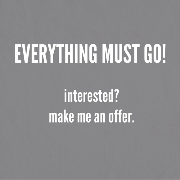 All prices negotiable!