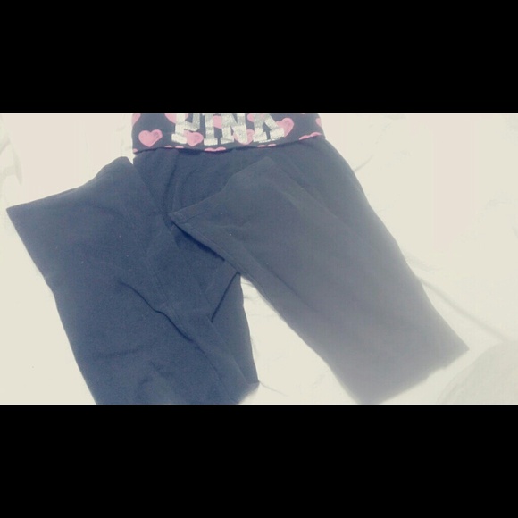 VS PINK black & pink w.sequins!