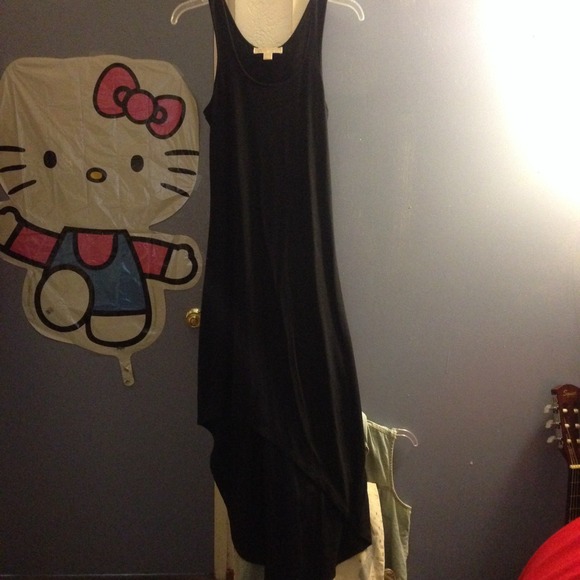 Michael Kors navy hi low tank dress