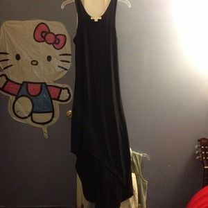 Michael Kors navy hi low tank dress