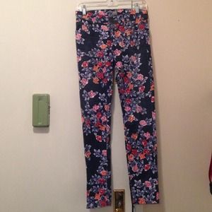Citizens of Humanity floral skinny denim