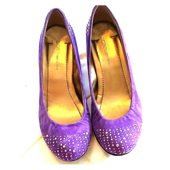 Royal purple wedges