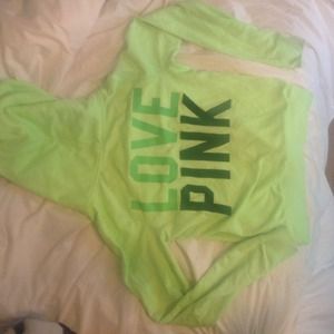Vs neon green sweatshirt RESERVED