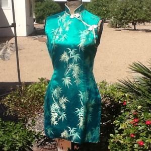 Vintage 1950's Silk Dress