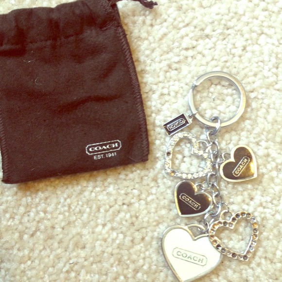 Authentic Coach Key Chain and Dust Bag