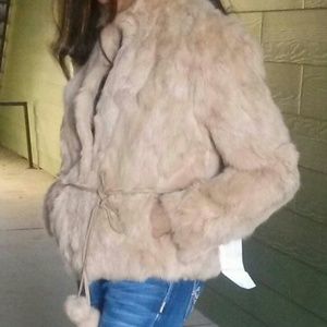 Wilson's Leather faux fur jacket