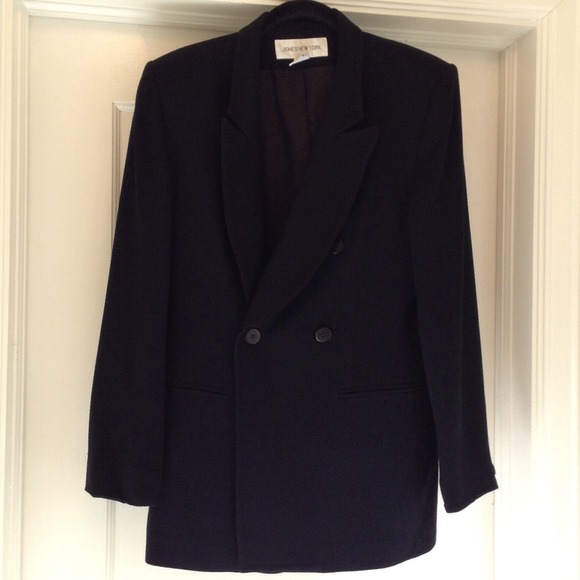 Black wool blazer