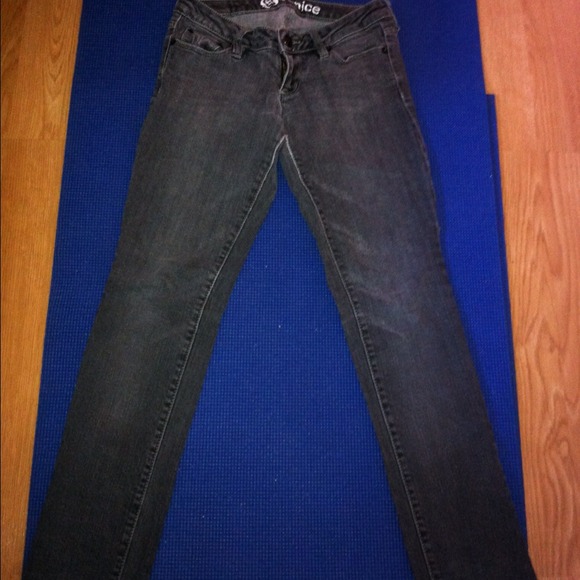 Dark grey Venice skinny jeans