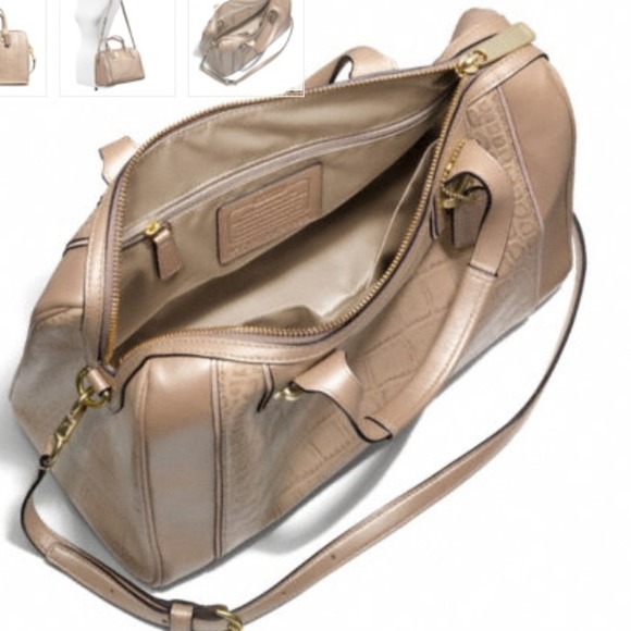 Coach Exotic Leather Satchel w/Dust bag. NWT - Picture 4 of 4