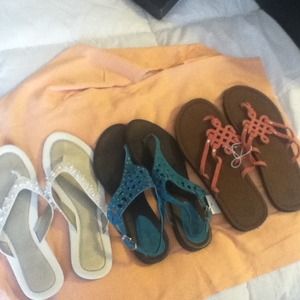 Sandal bundle (Steve Madden, Route 66, Limelight)