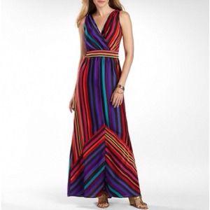 Multi-colored Maxi Dress