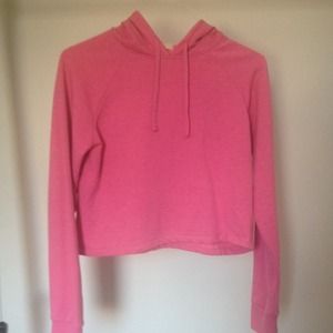 Perfect Pink F21 Crop Top Hoodie!