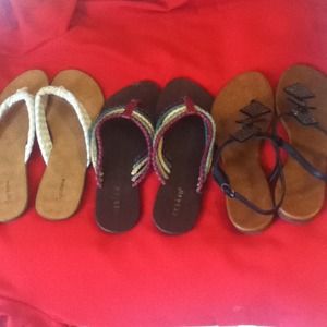 Sandal bundle (2 Pesaro and 1 Zigi soho)