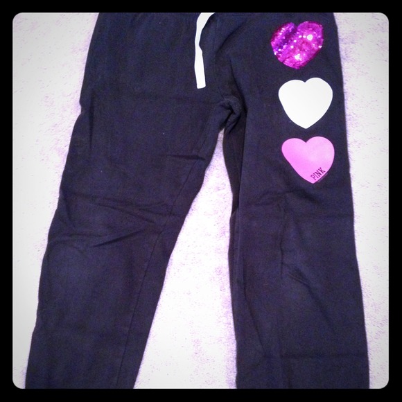 Victoria's Secret pink boyfriend sweatpants size M