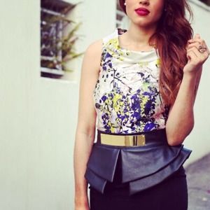 🎉HOST PICK🎉 ASOS METAL PEPLUM BELT