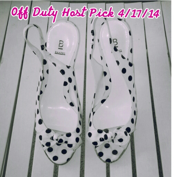 Bakers sling back heels
