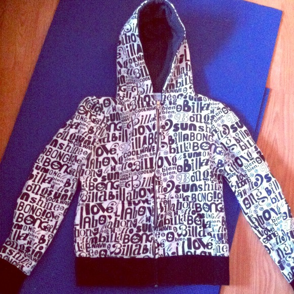 Billabong zip up hoodie