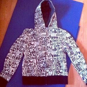 Billabong zip up hoodie