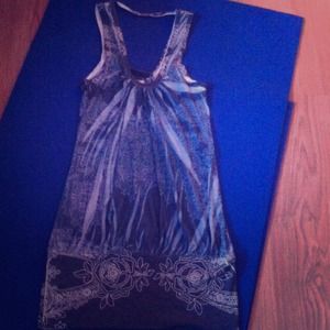Tank top dress cover up