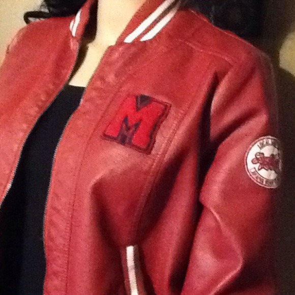 Red/white Varsity jacket!!! - Picture 3 of 3