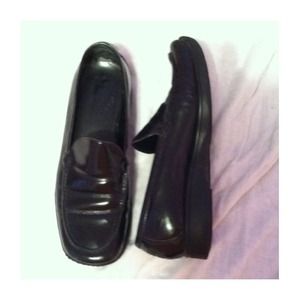 authentic coach loafers