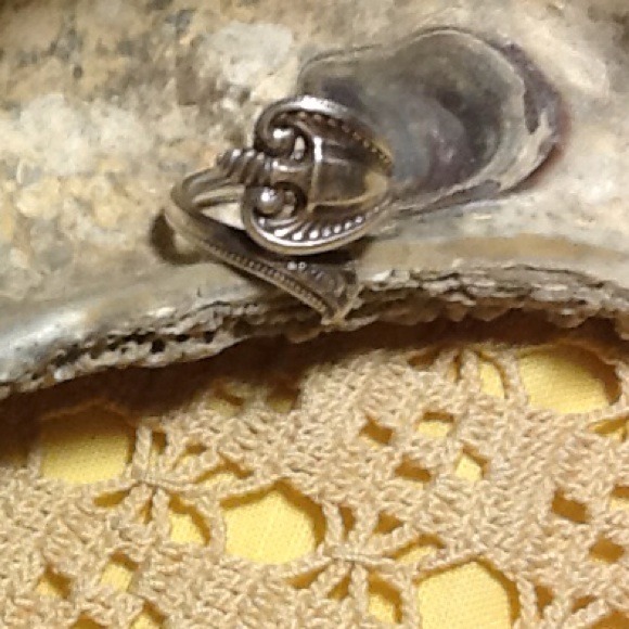 Vintage TOWLE Silver Spoon Ring