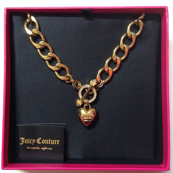 ✨PRICE REDUCED Juicy Couture Charm Necklace Gold