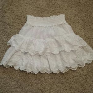 White eyelet skirt sz S